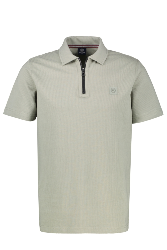 POLOSHIRT MET RITS 2553247 633 TINTED GREY